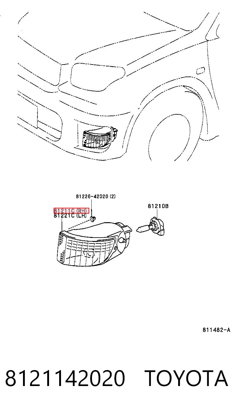 8121142020 Toyota