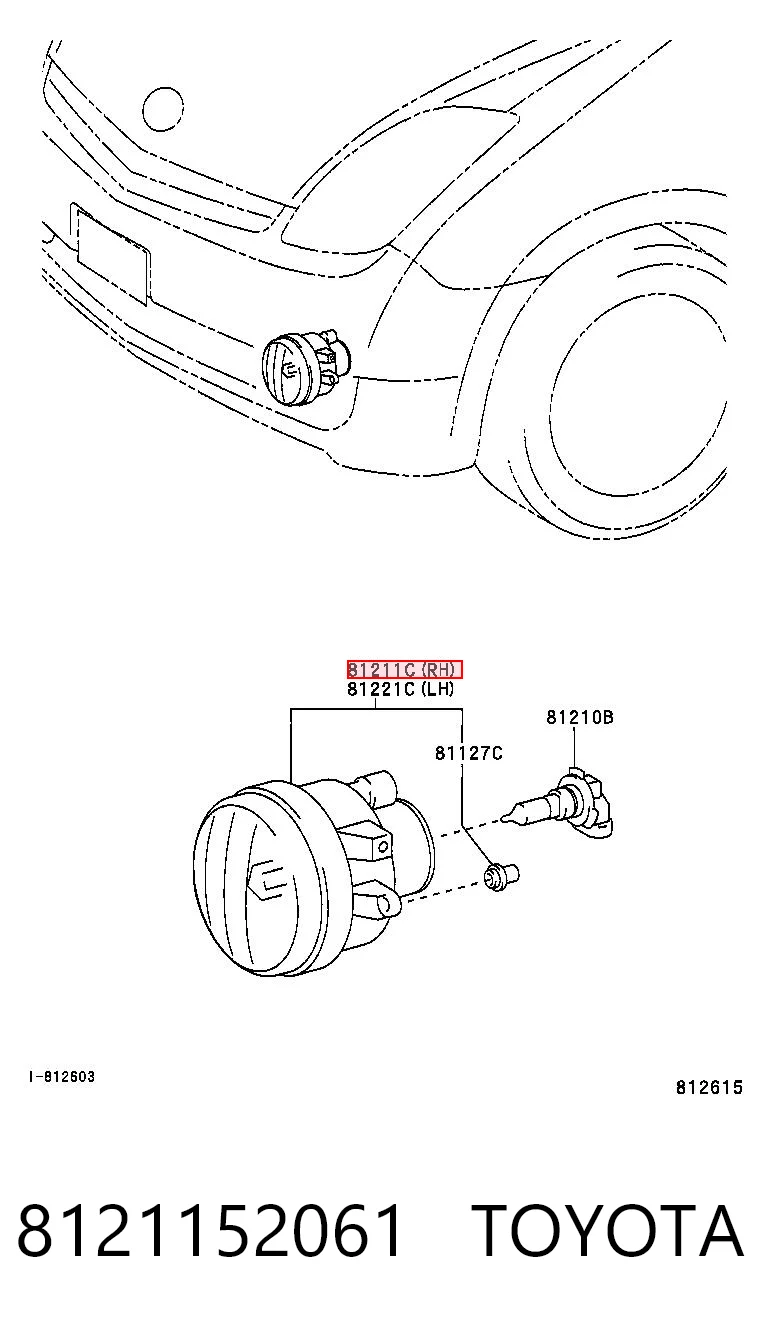 8121152061 Toyota