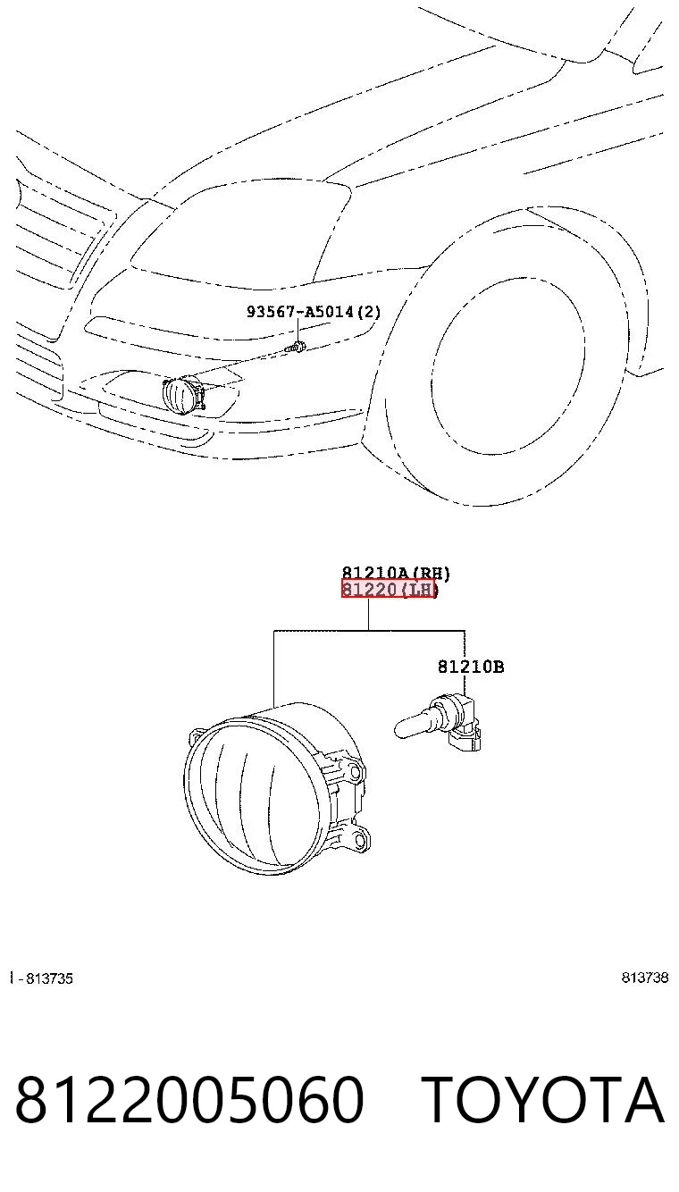 8122005060 Toyota