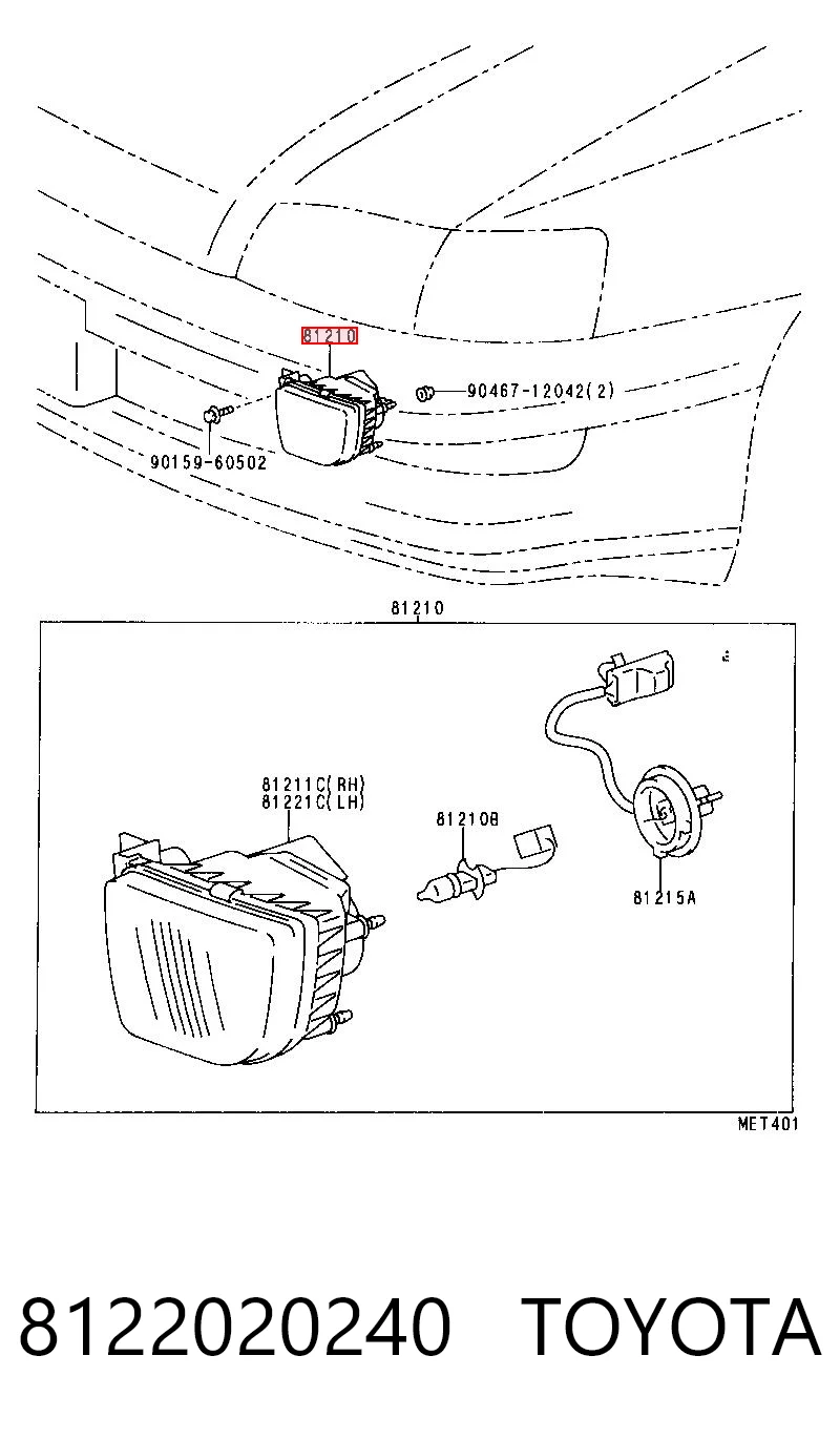 8122020240 Toyota