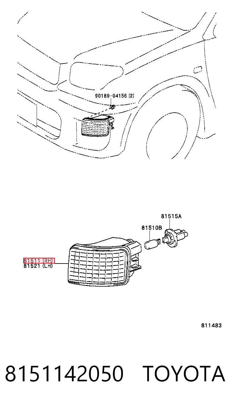 8151142050 Toyota