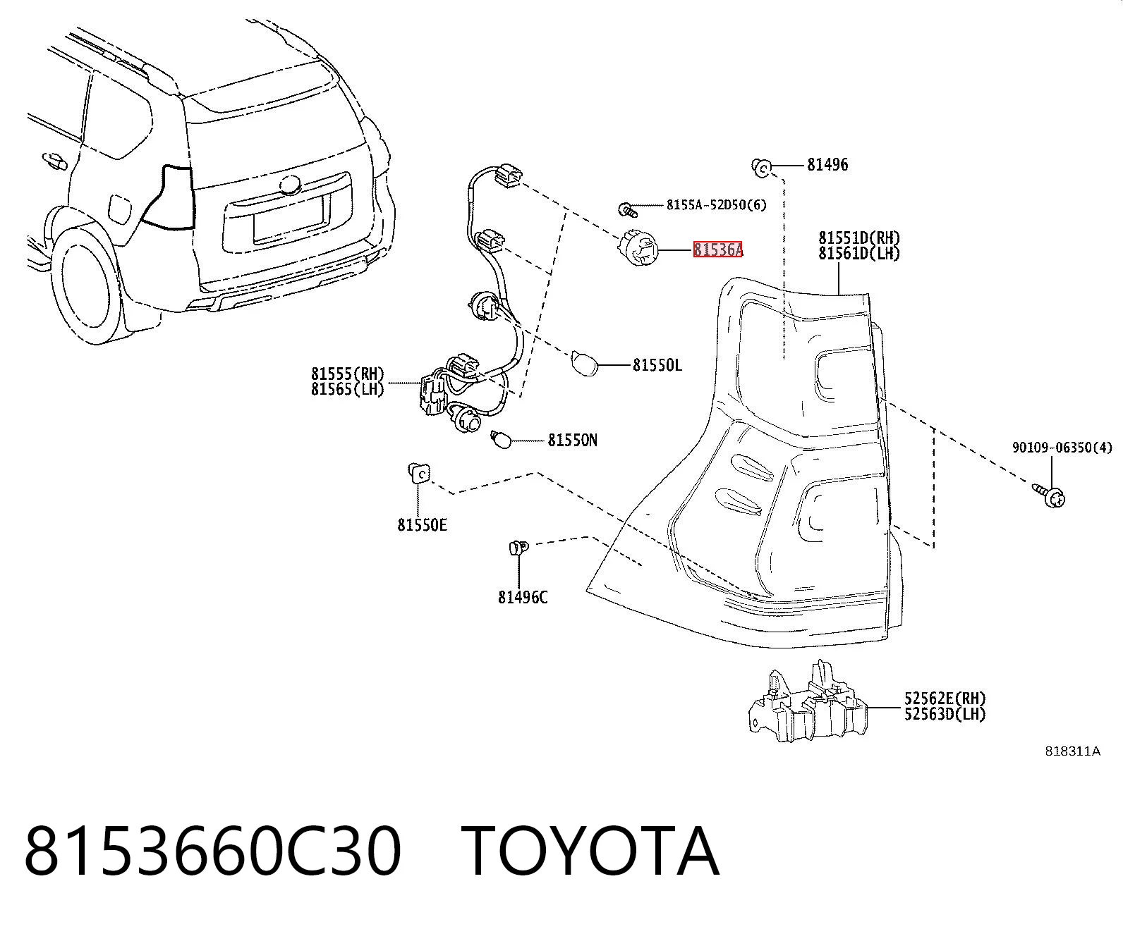8153660C30 Toyota 