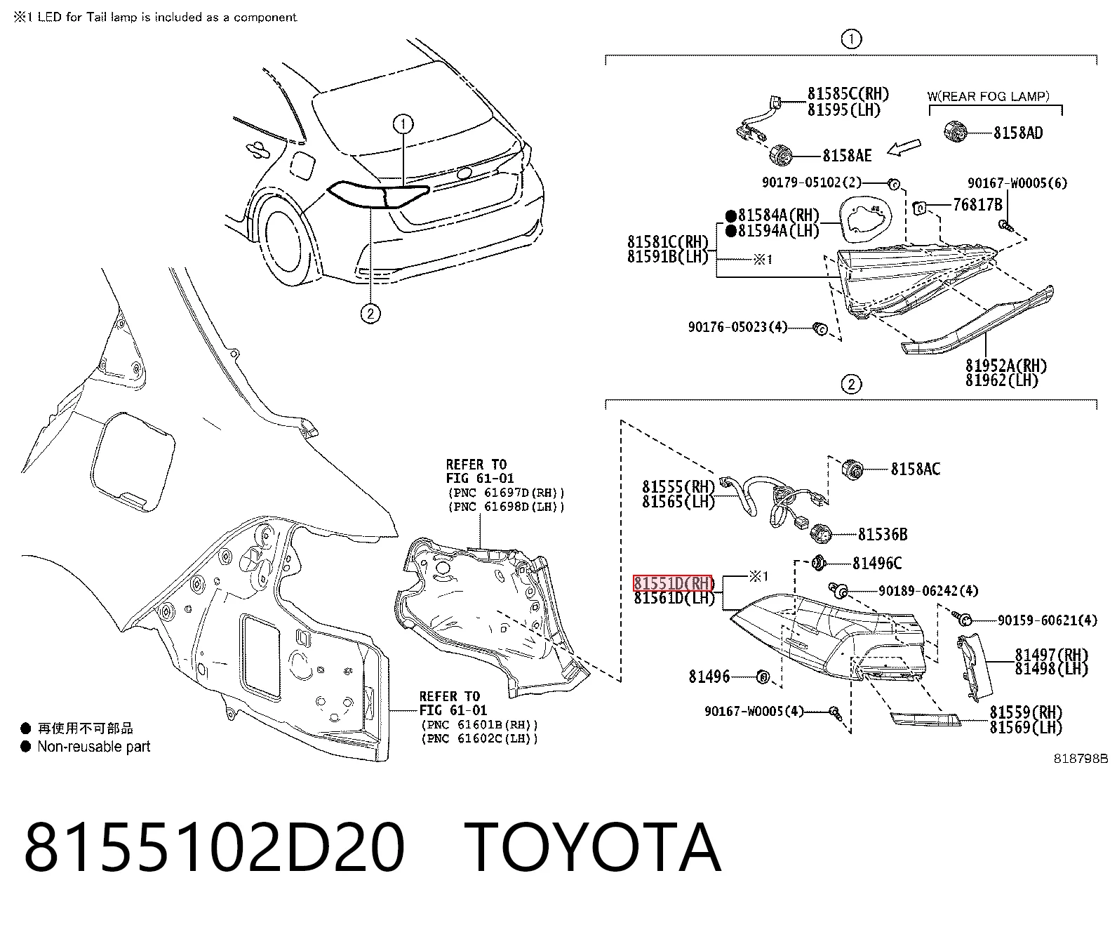 8155102D20 Toyota
