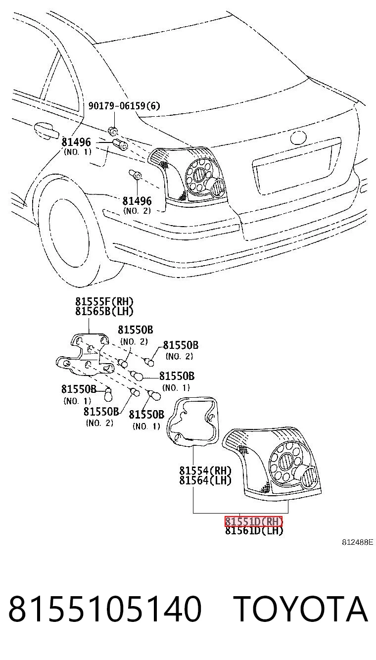 8155105140 Toyota