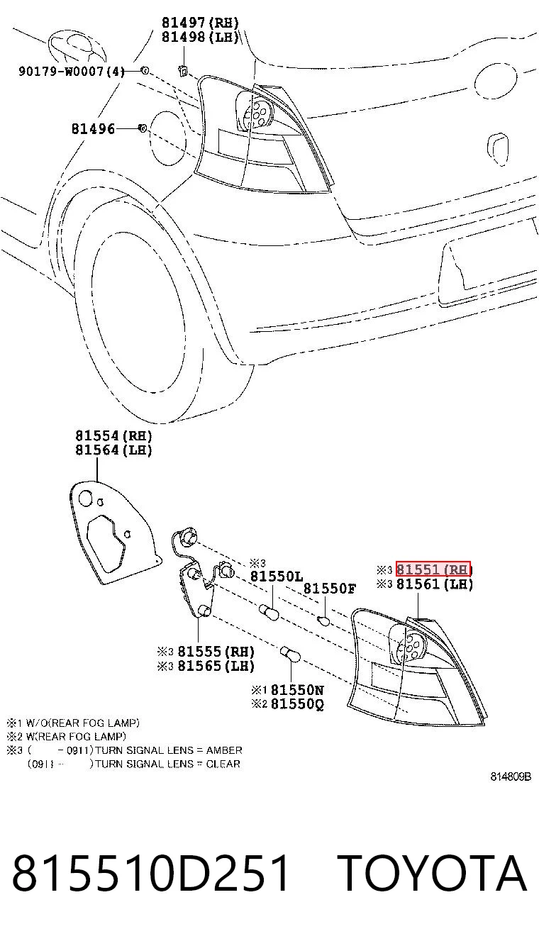 815510D251 Toyota
