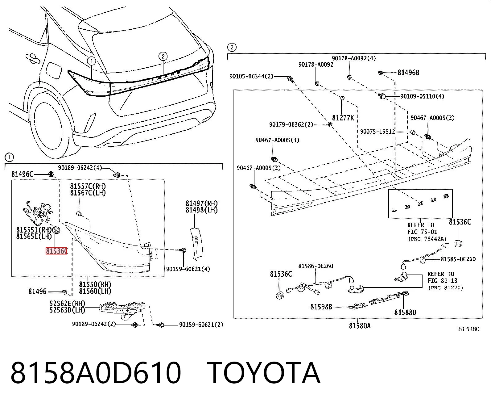 Żarówka lampy przeciwmgielnej do Toyota Corolla  E21