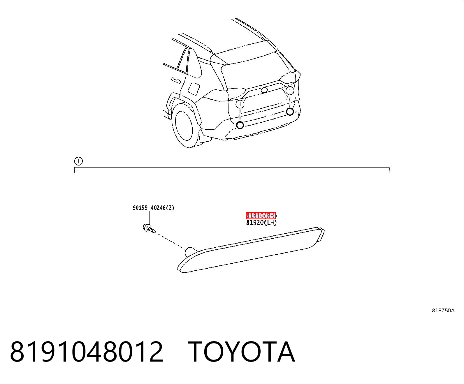 8191048012 Toyota