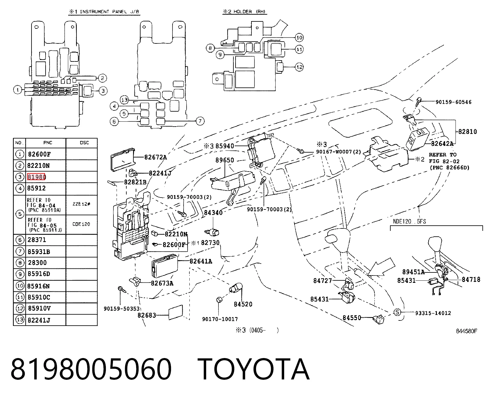  Przekaźnik kierunkowskazów Toyota Camry 5