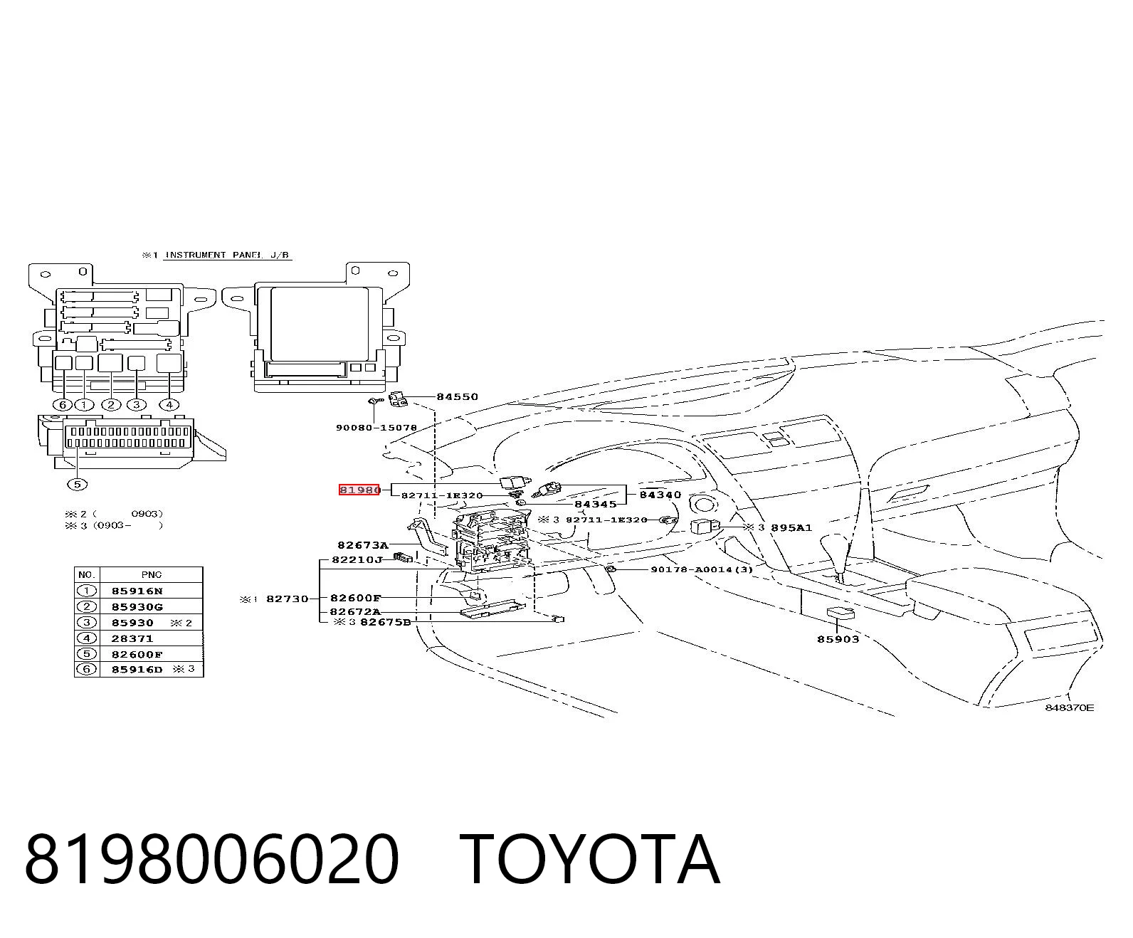 Przekaźnik kierunkowskazów Toyota Camry V