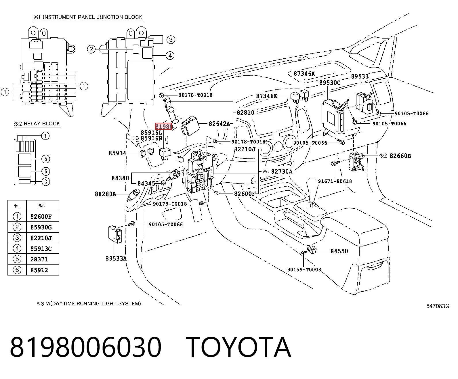 Przekaźnik kierunkowskazów do Toyota Camry V V30