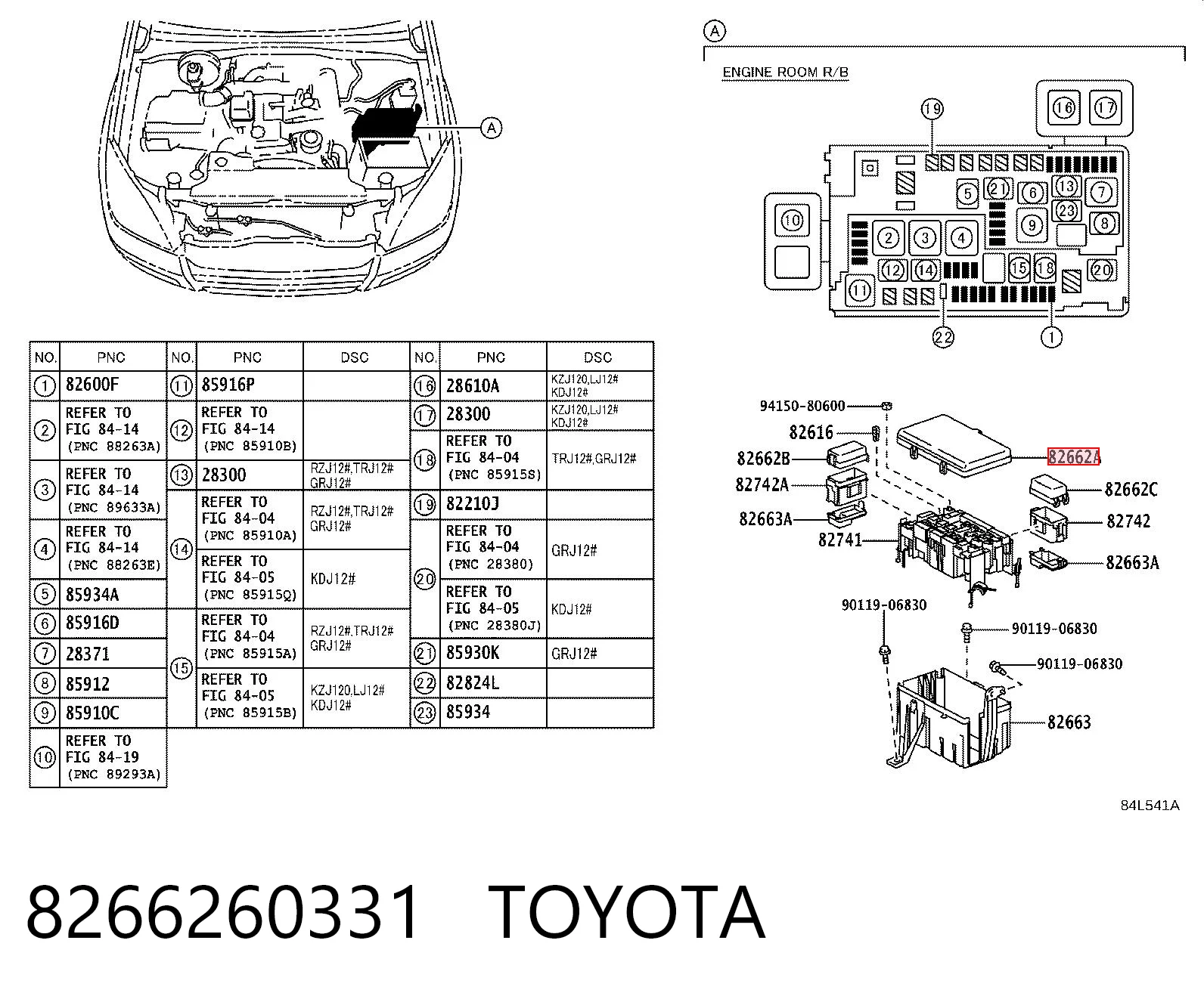 8266260331 Toyota