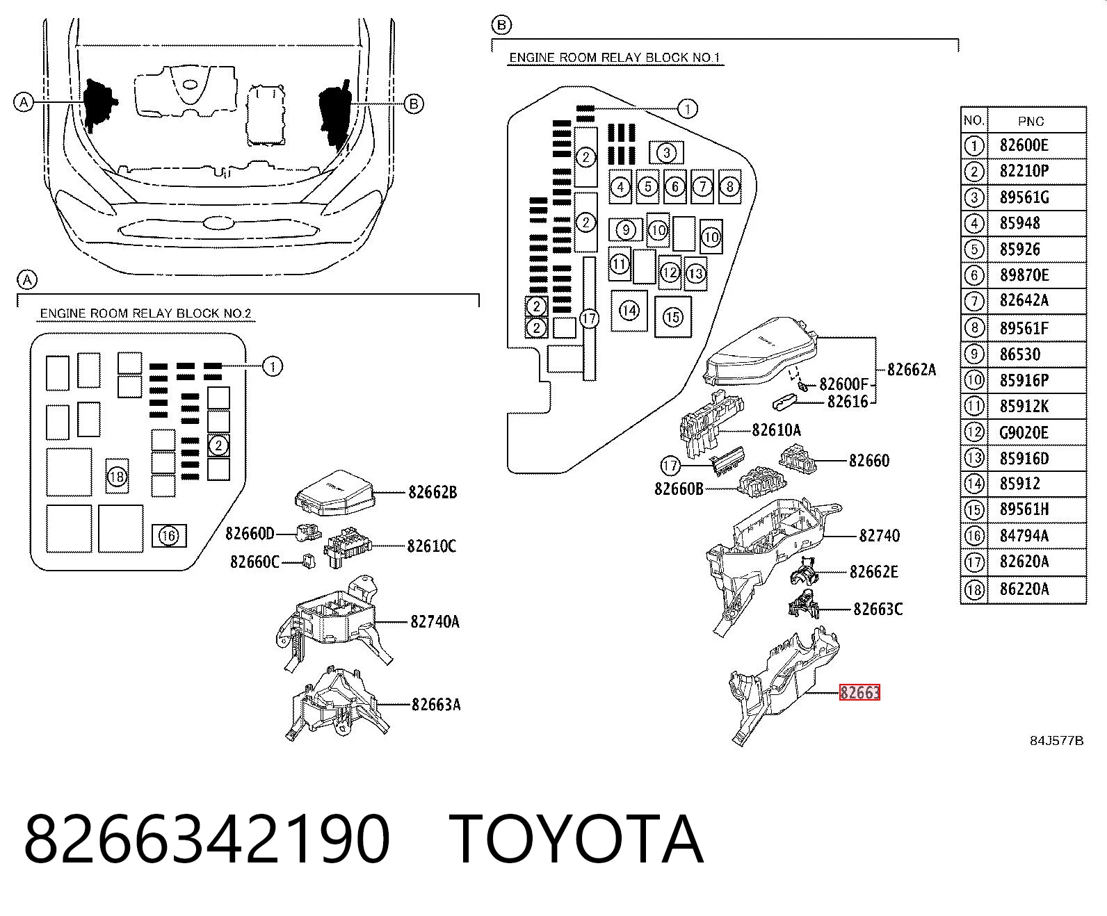 8266342190 Toyota