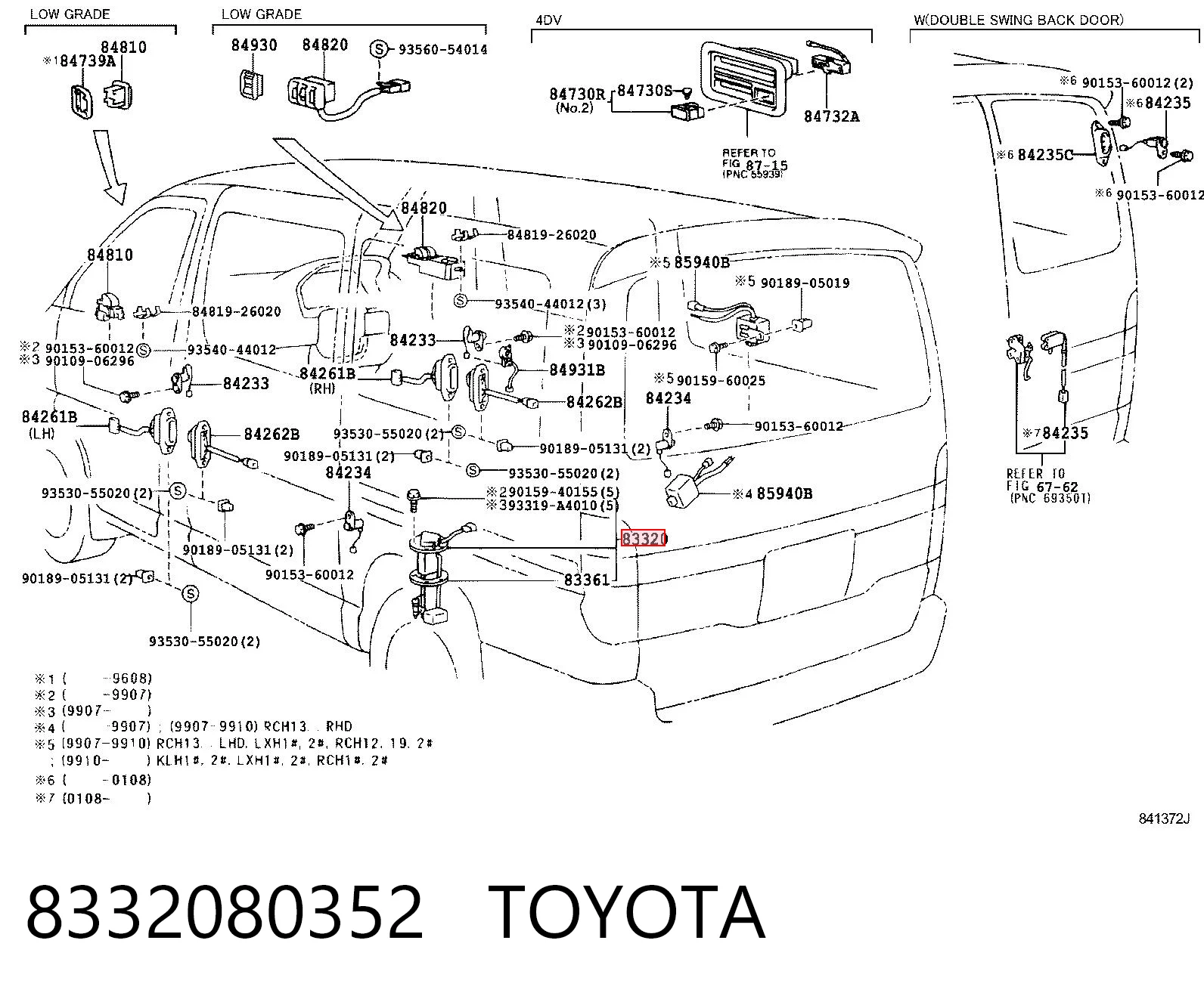 Kupić Czujnik poziomu paliwa w zbiorniku Toyota Hiace IV H1, H2 w dobrej cenie