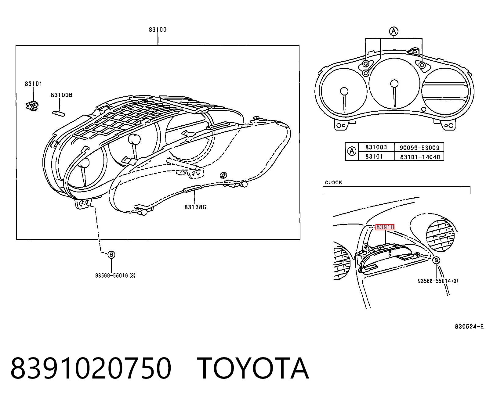 8391020750 Toyota