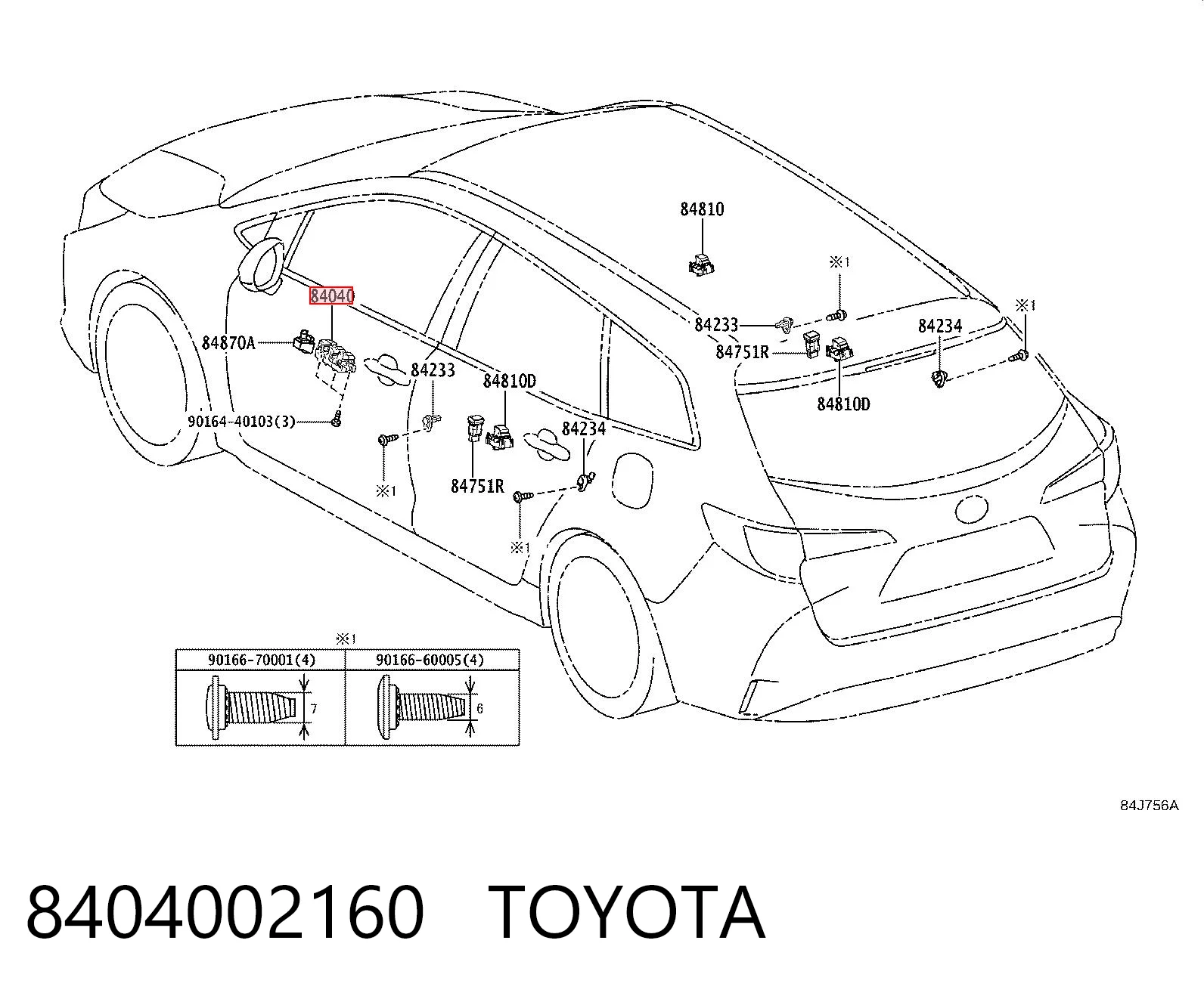 8404002160 Toyota 