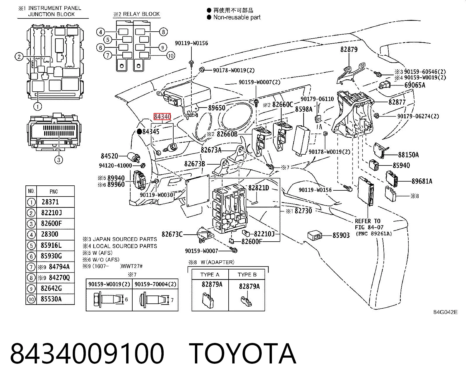 8434009100 Toyota