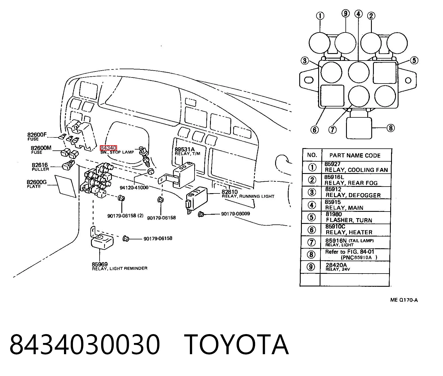 8434030030 Toyota