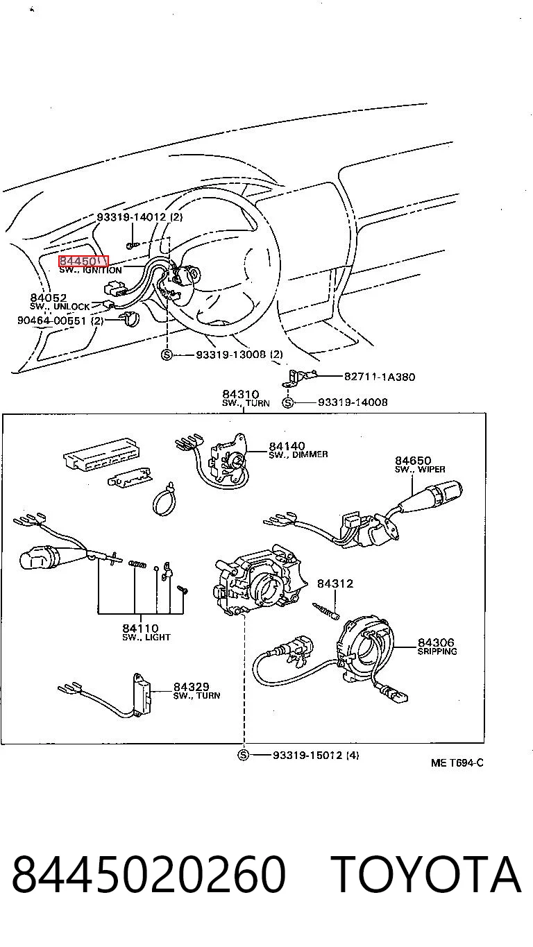8445020260 Toyota