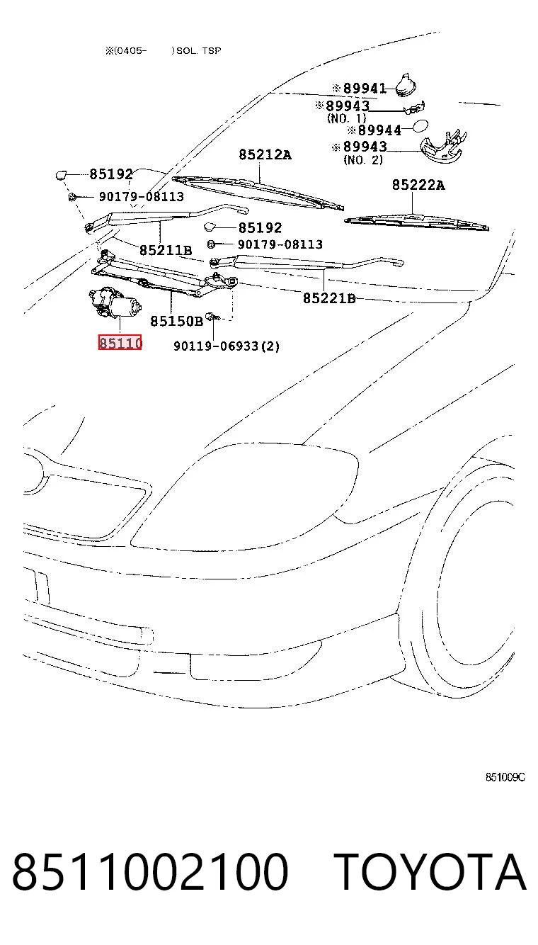 8511002100 Toyota