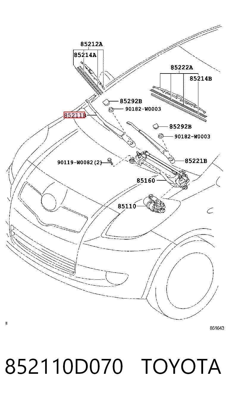  Yaris  hatchback (2005-2011) oryginalny od 80,40 zł