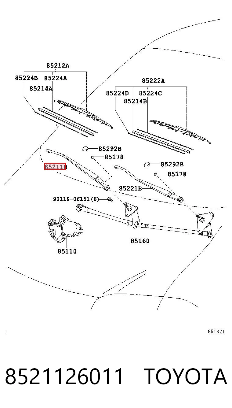8521126011 Toyota