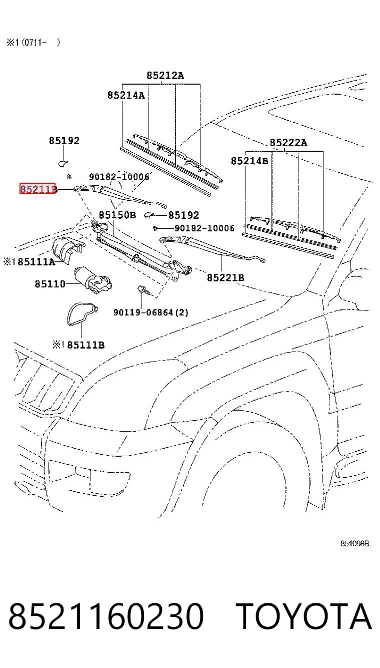 8521160230 Toyota