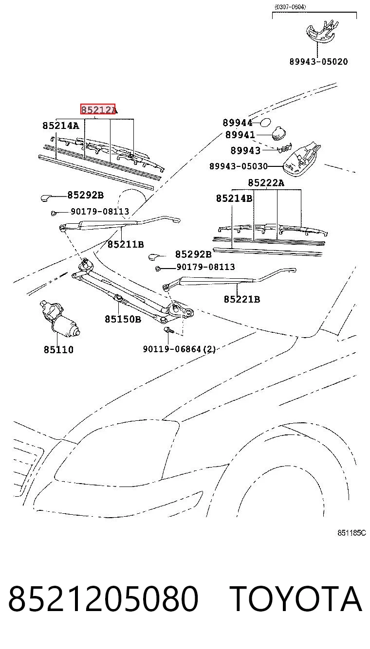8521205080 Toyota