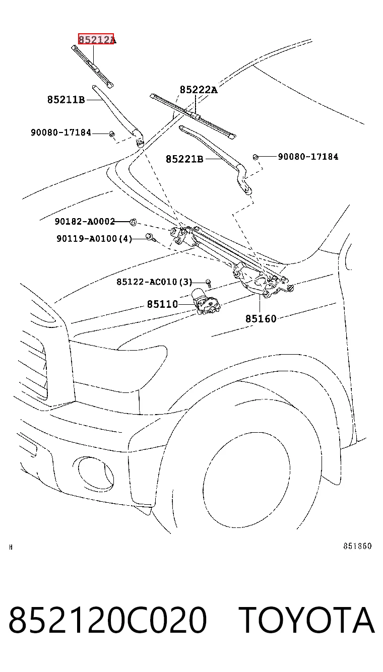 852120C020 Toyota