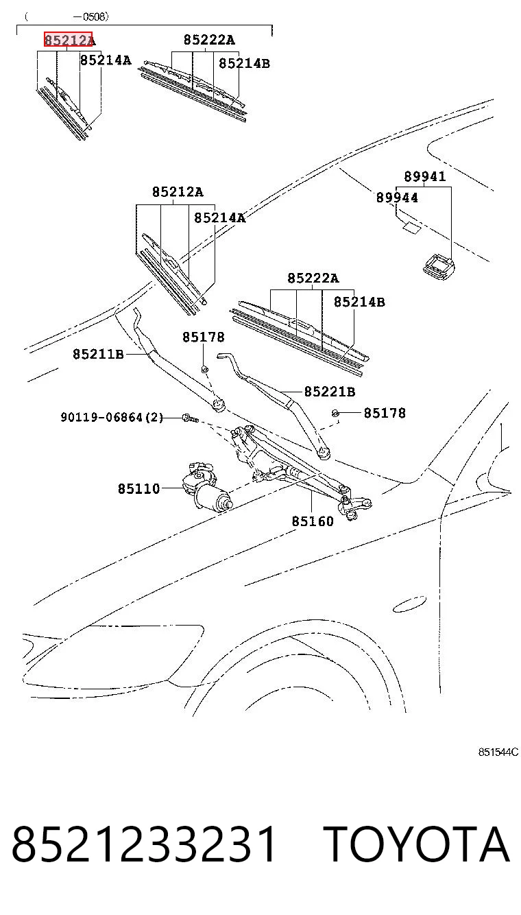 8521233231 Toyota
