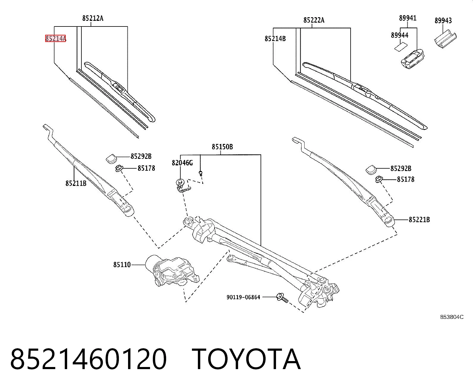8521460120 Toyota