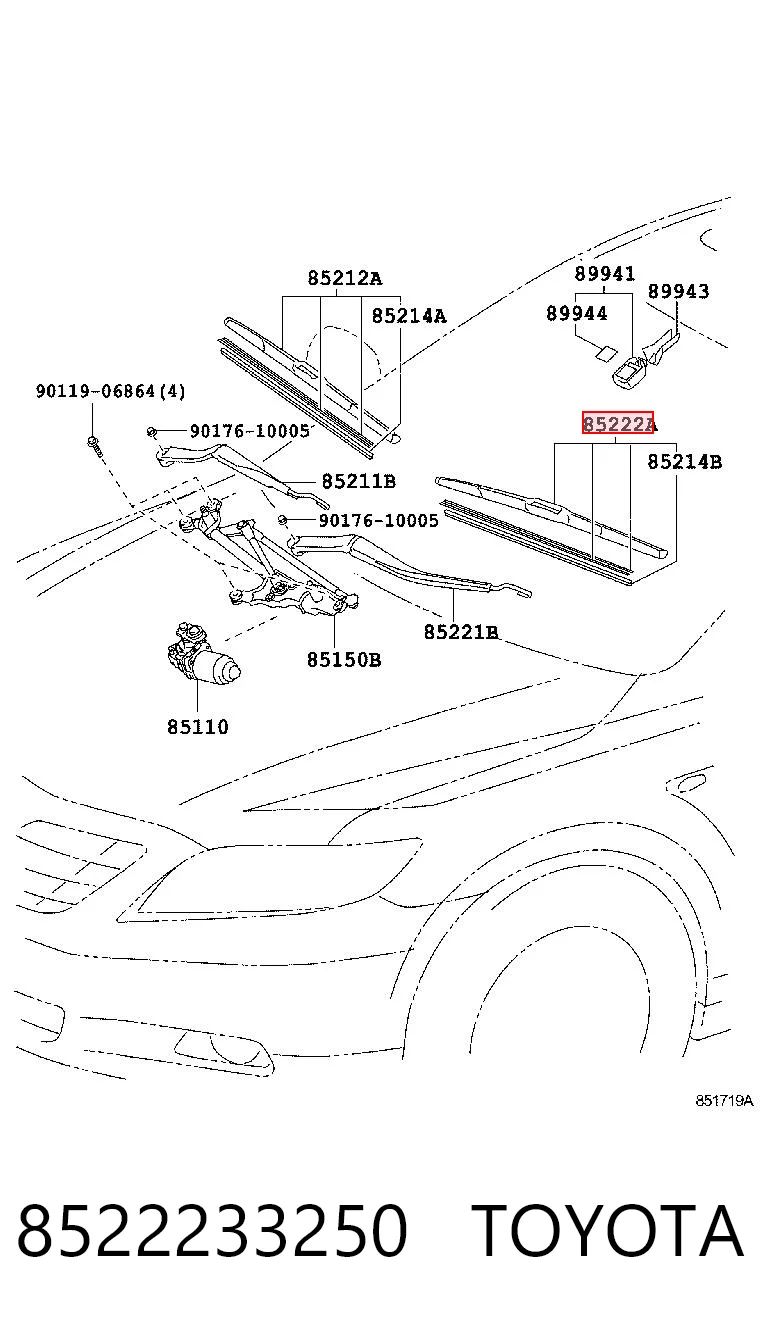 8522233250 Toyota