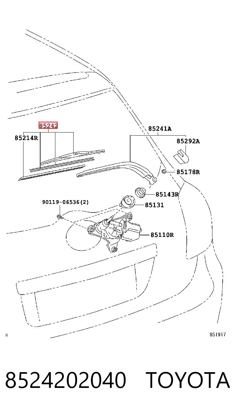 8524202040 Toyota
