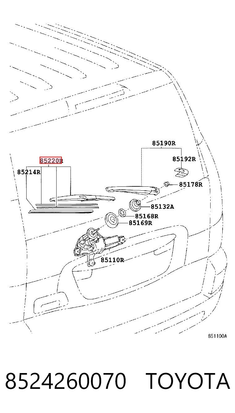 8524260070 Toyota