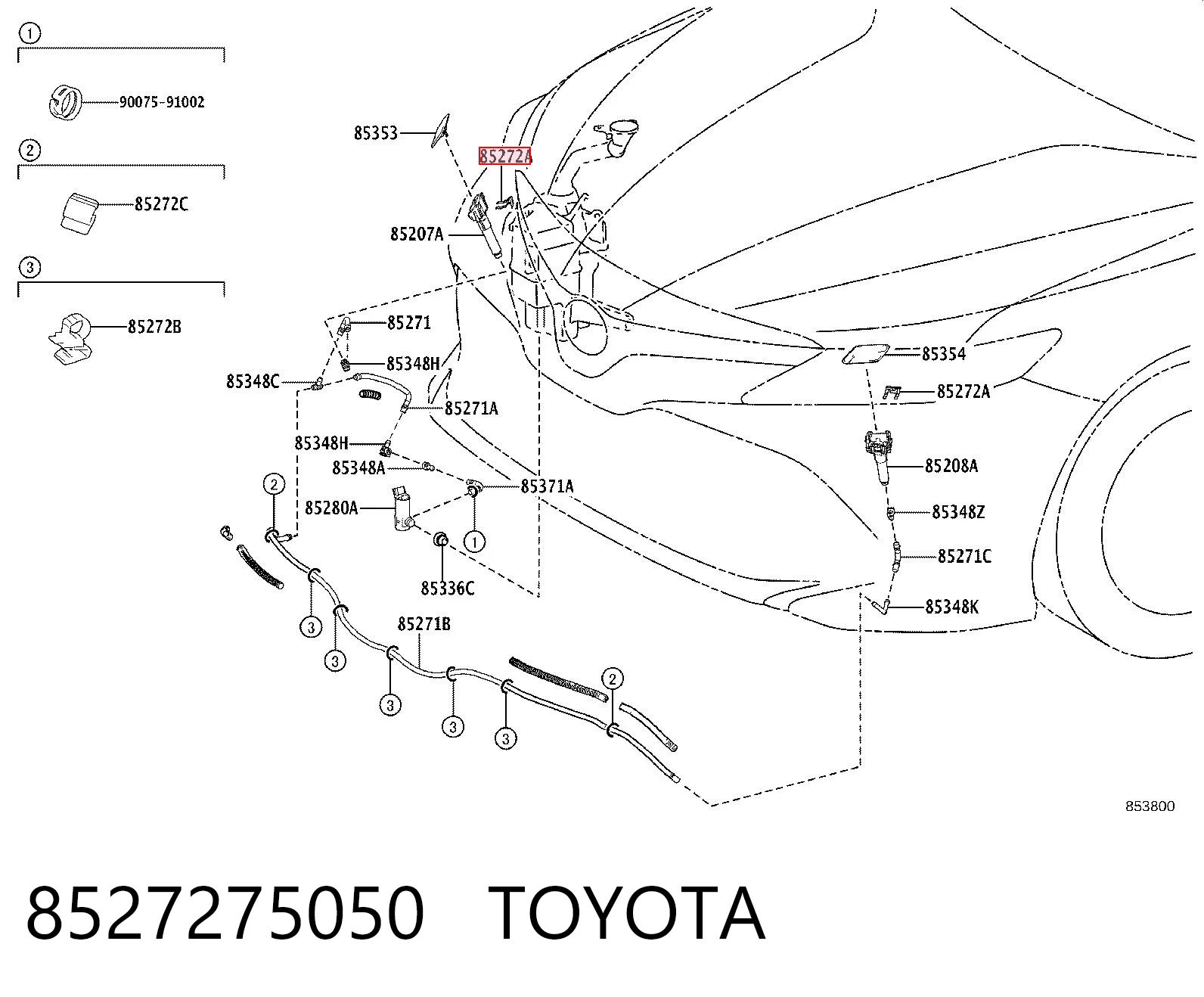 8527275050 Toyota
