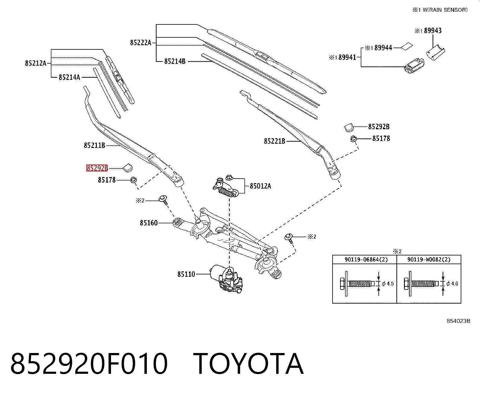 852920F010 Toyota