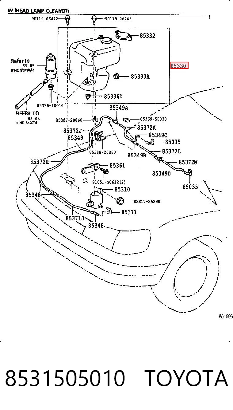 8531505010 Toyota