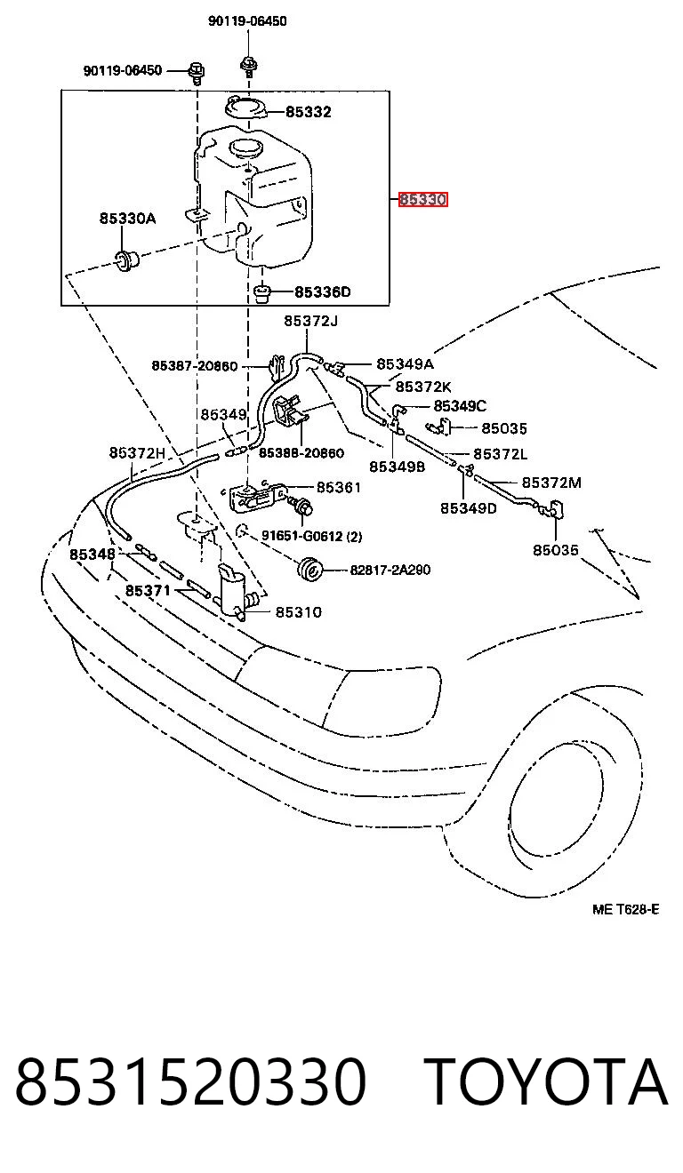 8531520330 Toyota
