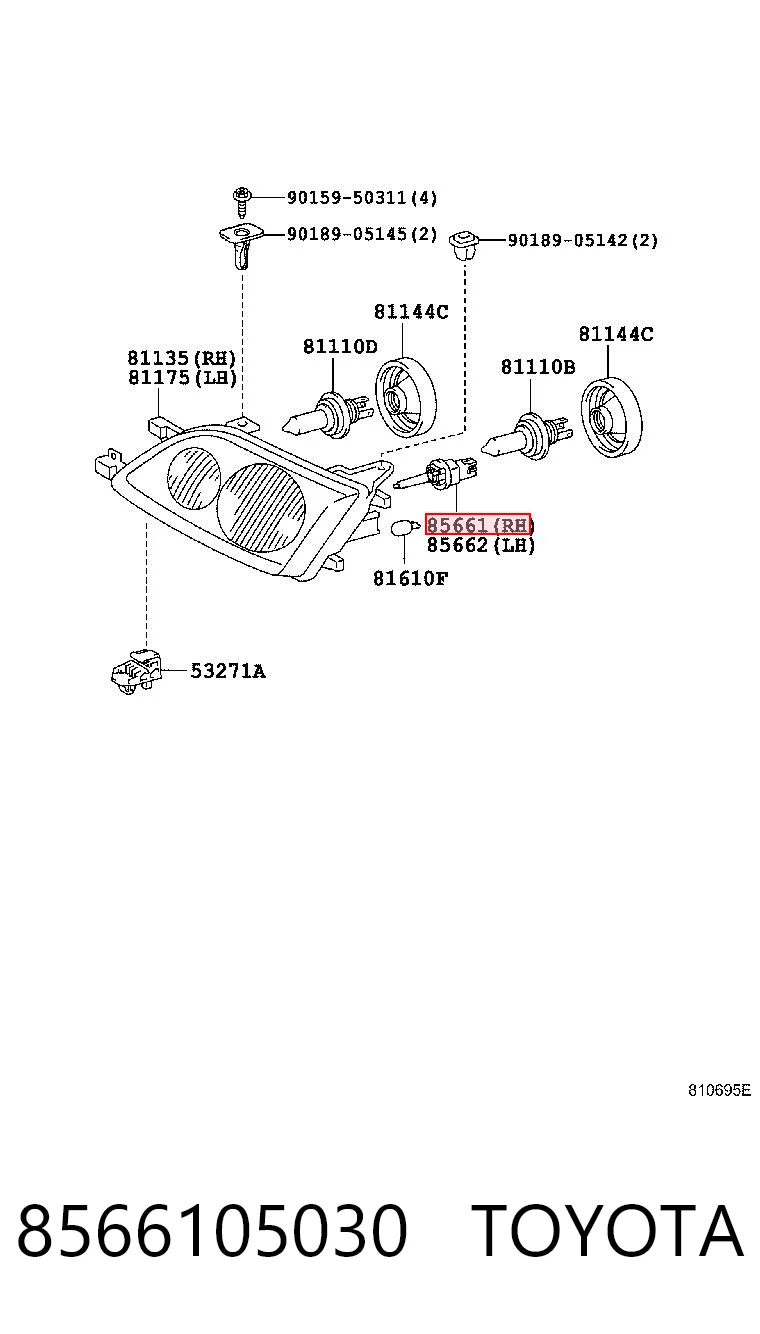 Kupić Korektor swiatel Toyota Avensis  T22 w dobrej cenie