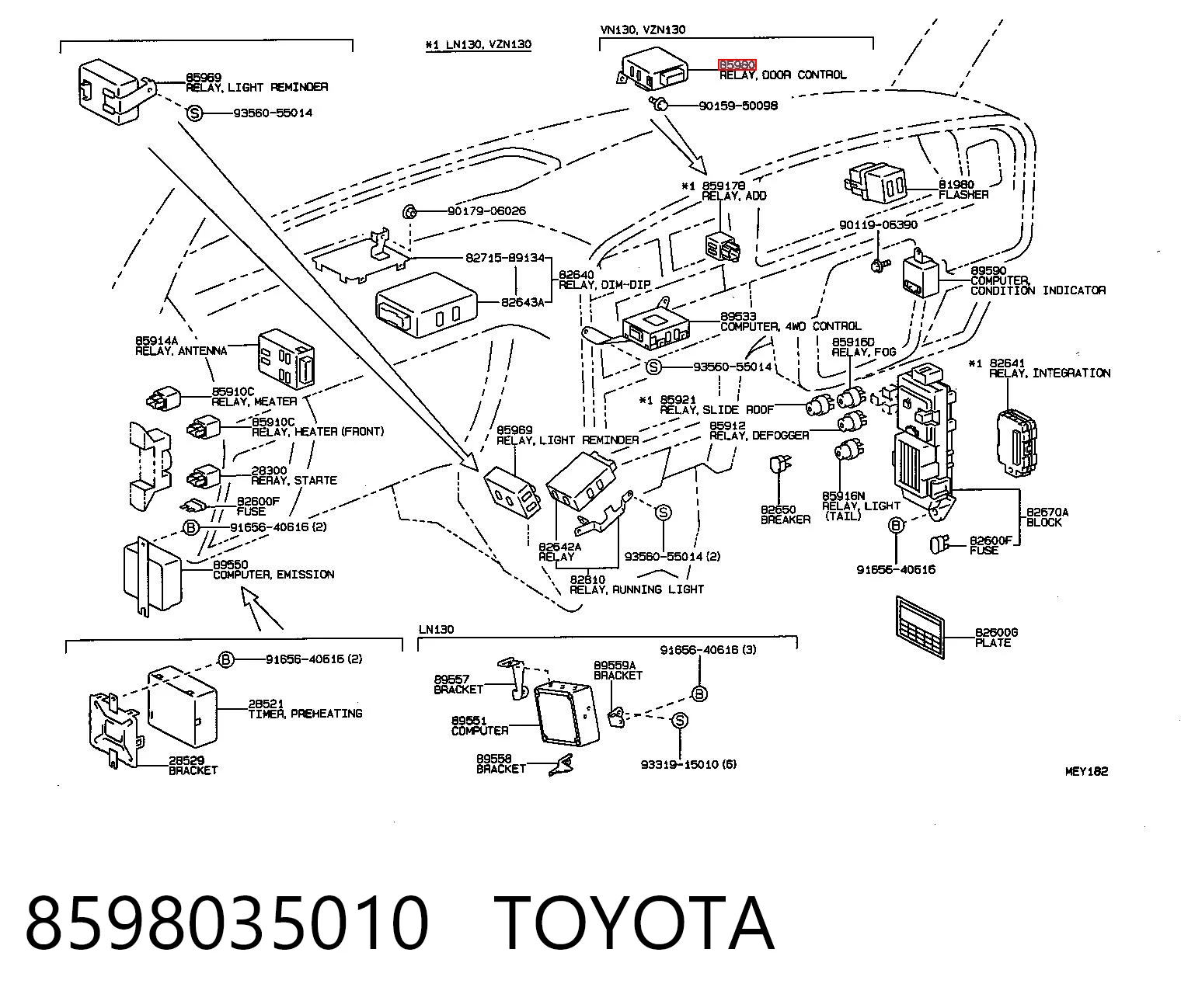 8598035010 Toyota