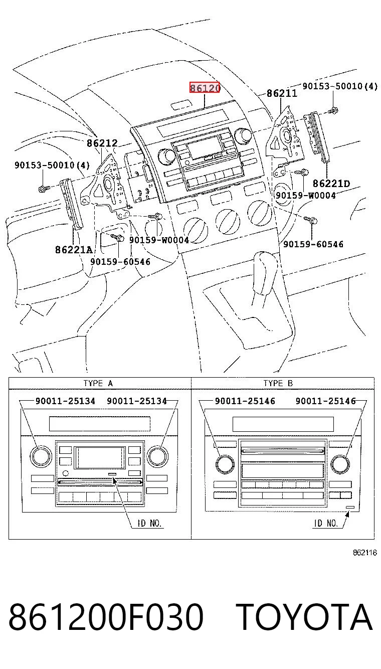 861200F030 Toyota