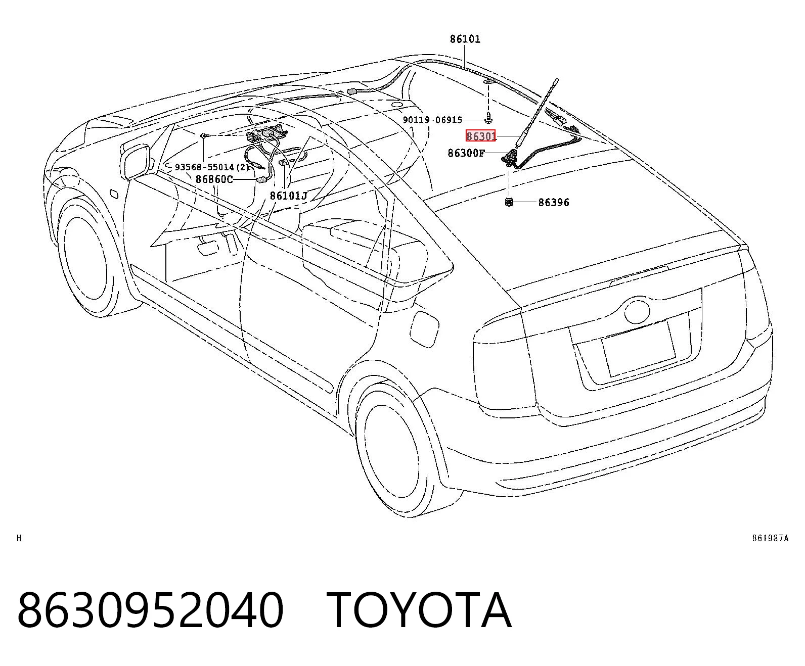 8630952040 Toyota