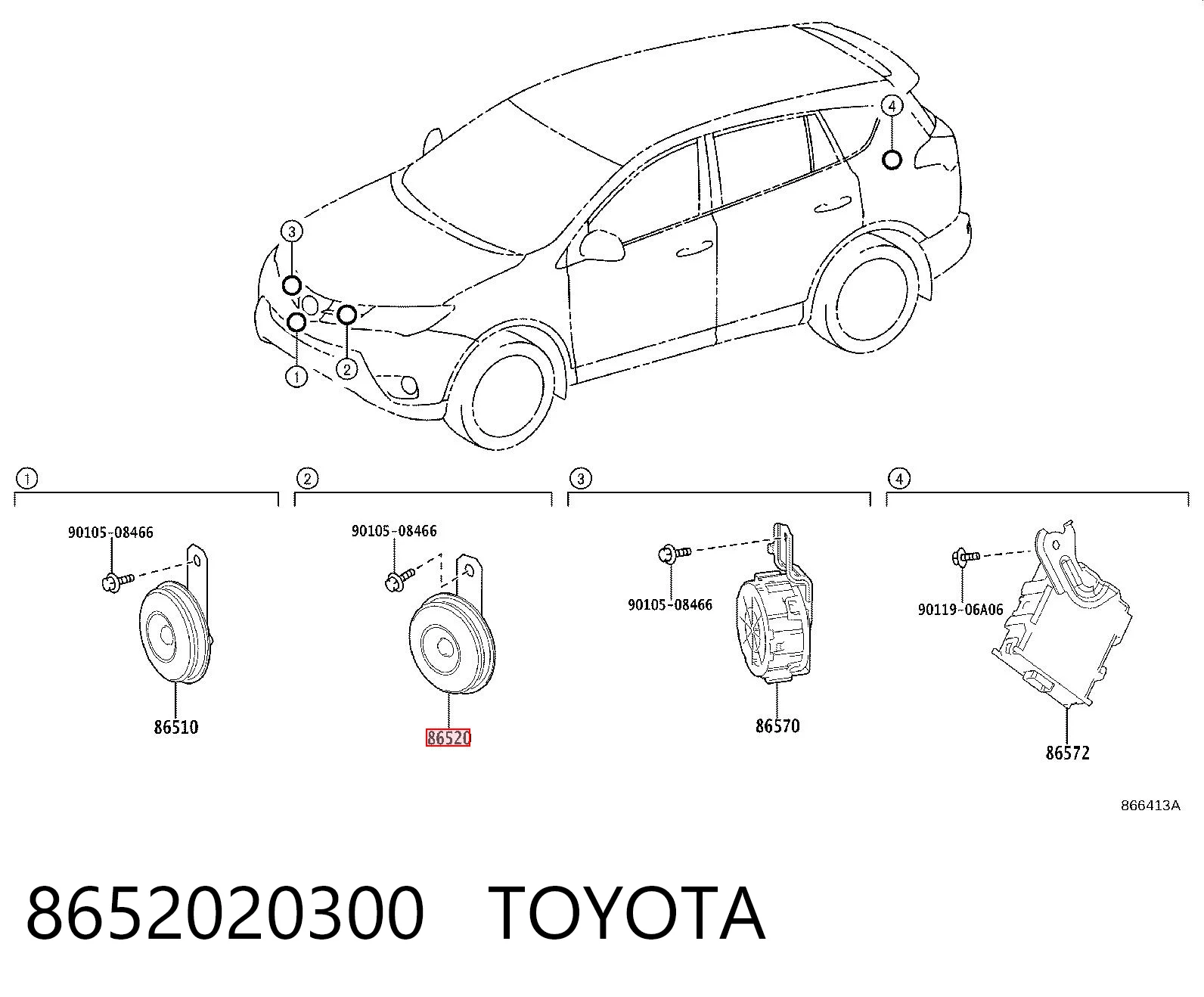 8652020300 Toyota