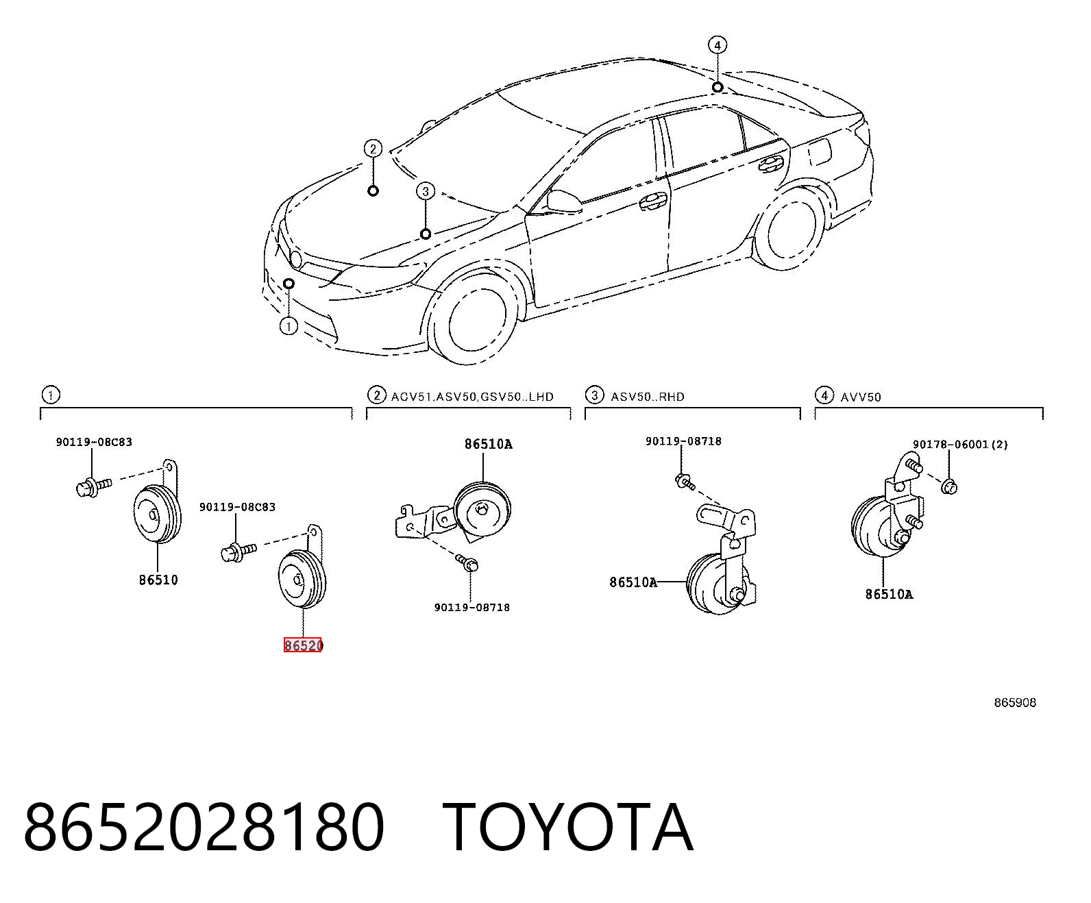 8652028180 Toyota