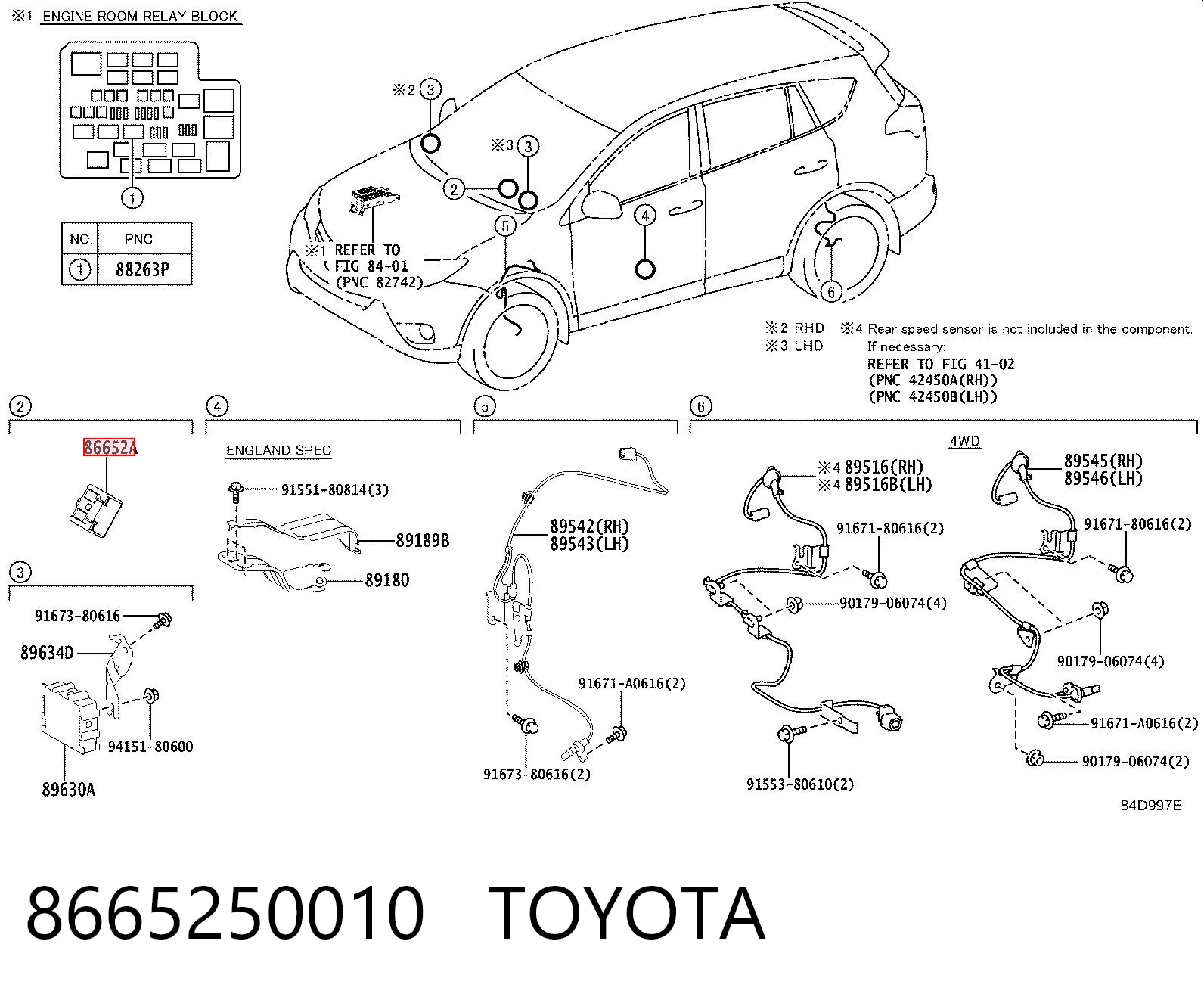 8665250010 Toyota