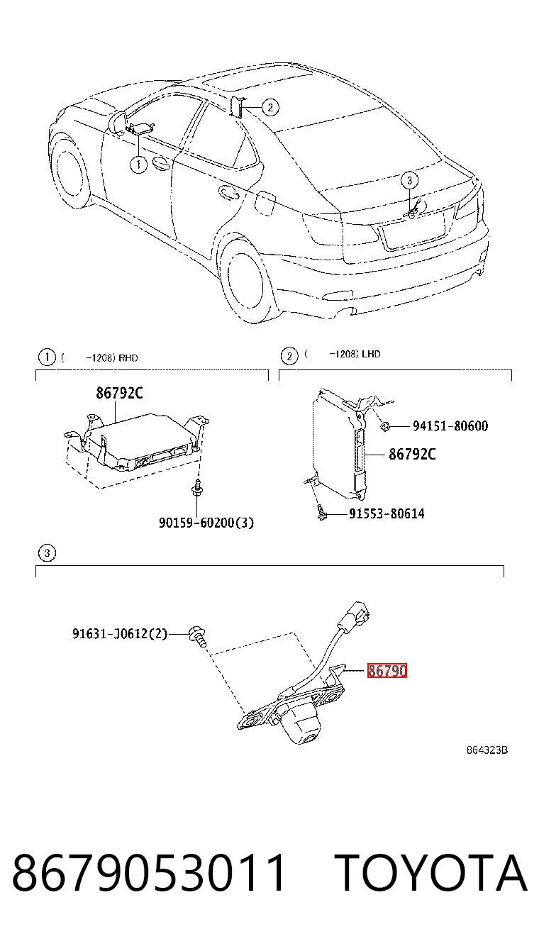 8679053011 Toyota