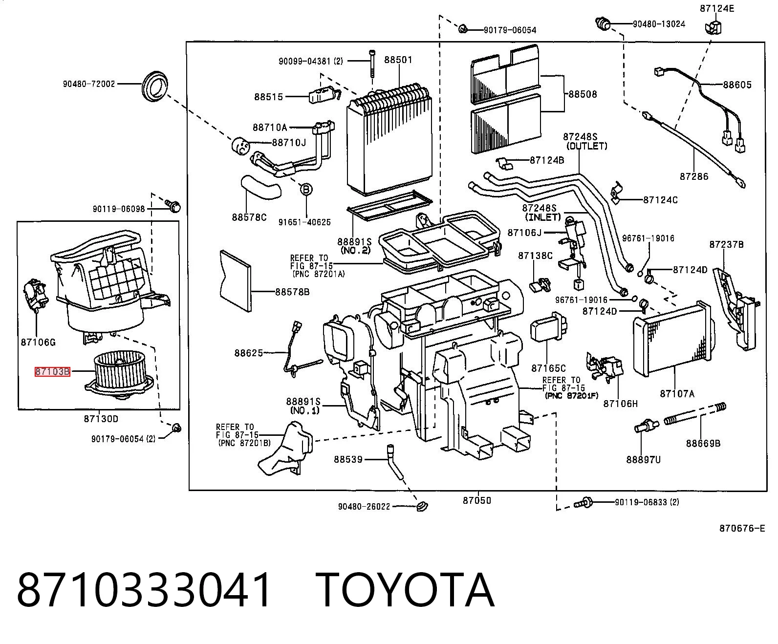 Silniczek wentylatora nagrzewnicy (ogrzewacza wnętrza) Toyota Hiace IV autobus (H1, H2) (1995 - 2011) cena, od 1114,98 USD