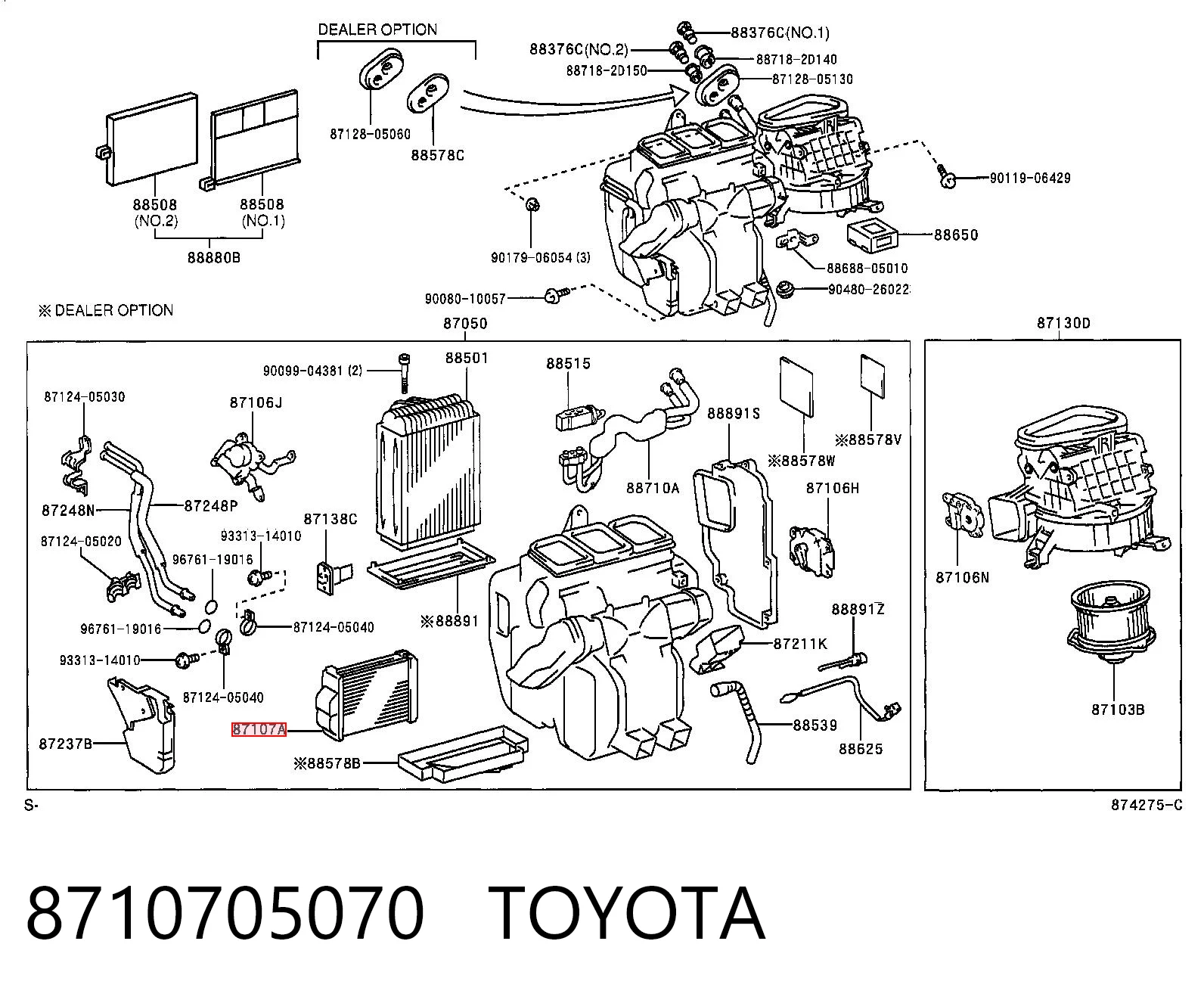 8710705070 Toyota
