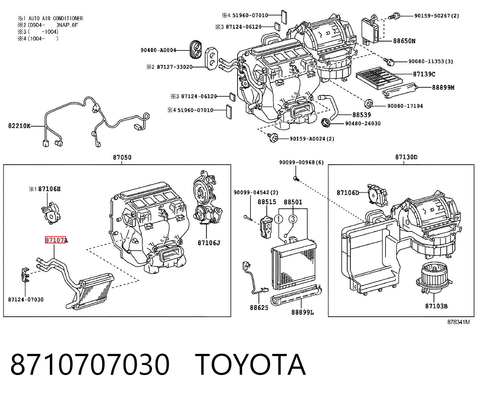 Chłodnica nagrzewnicy (ogrzewacza) do Toyota Avalon  GSX30
