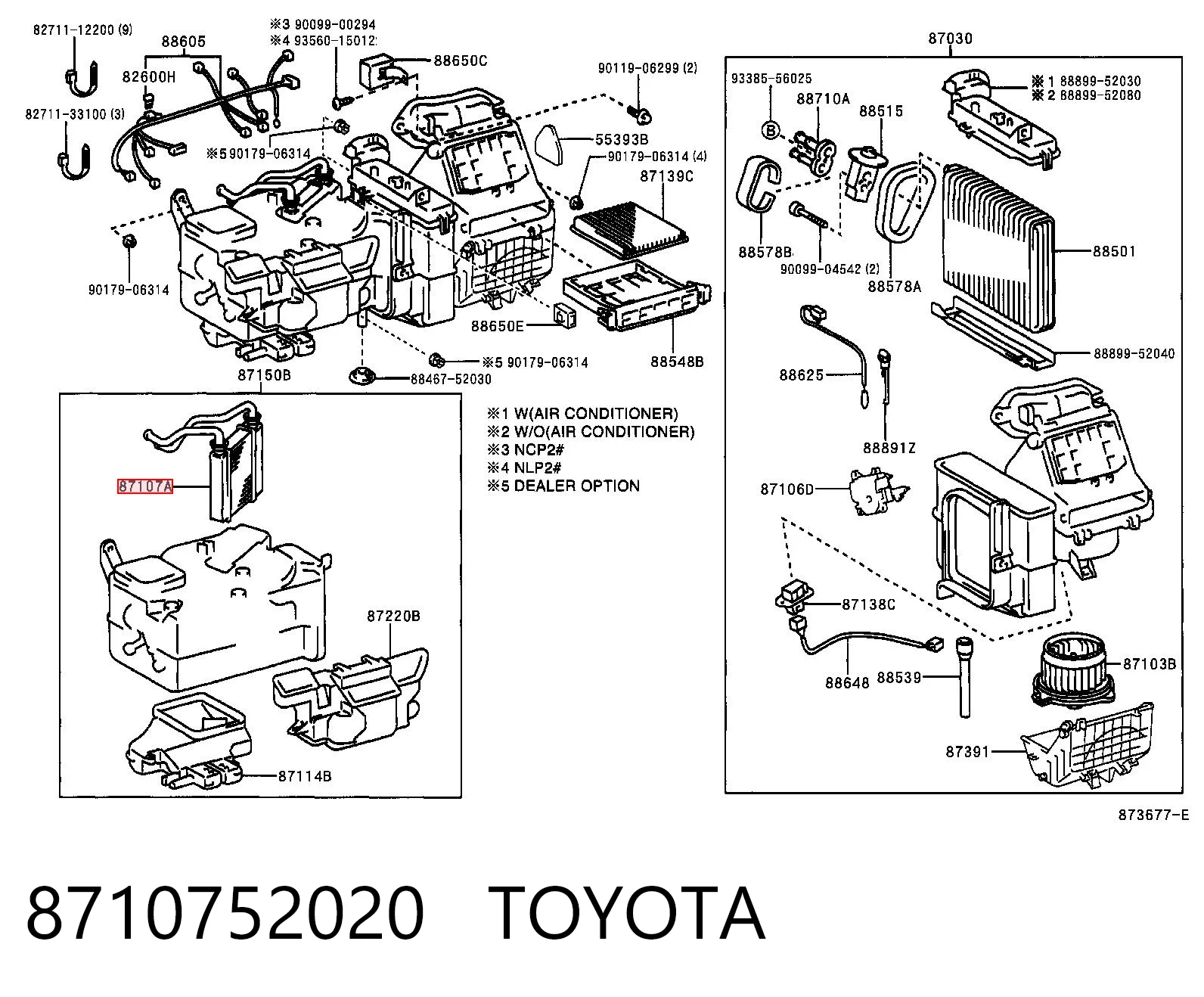 Chłodnica nagrzewnicy (ogrzewacza) Toyota Yaris hatchback (P10) (1999 - 2005) cena, od 81,17 USD