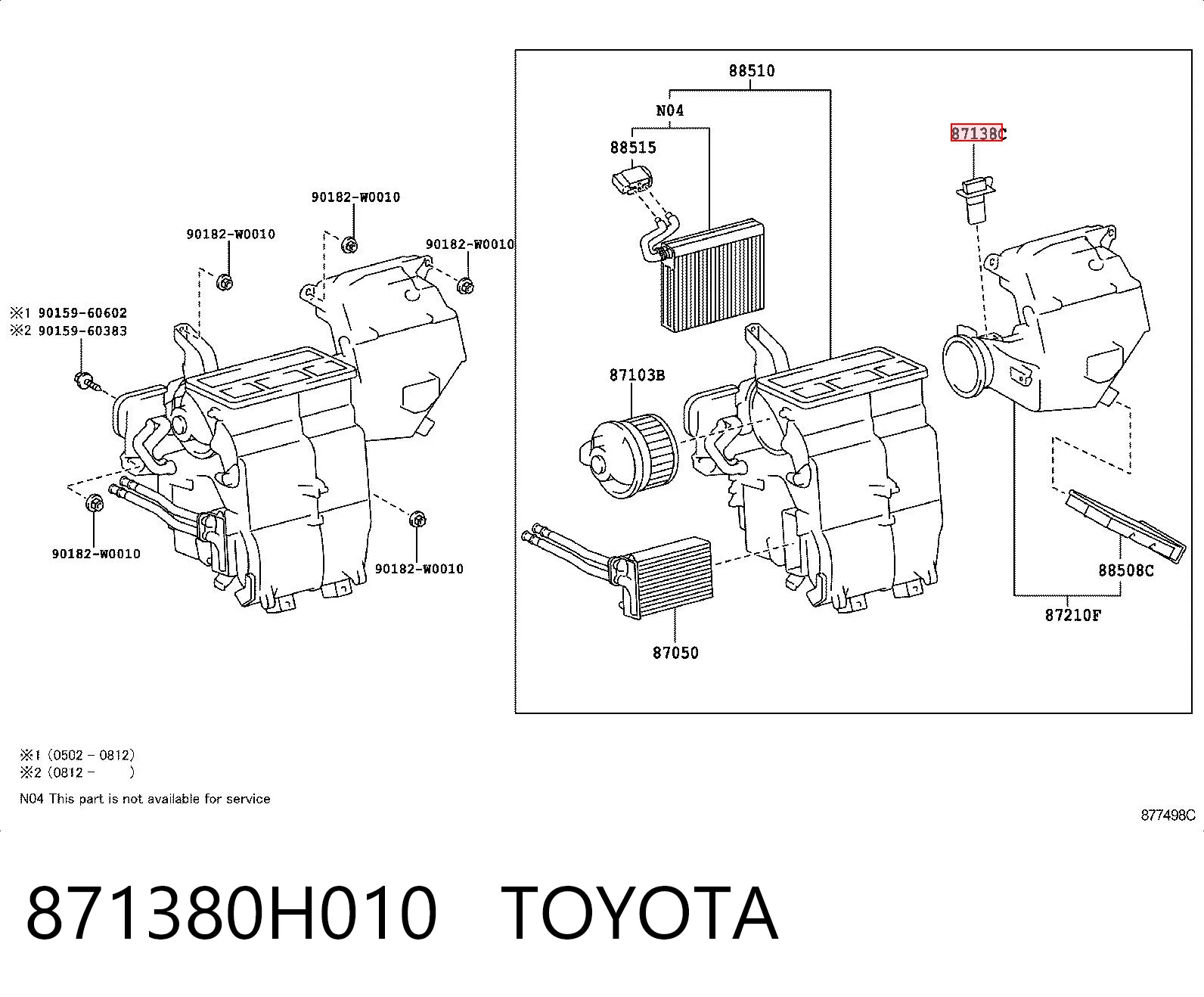Rezystor wentylatora nagrzewnicy (ogrzewacza kabiny) Citroen C1 I hatchback (PM, PN) (2005 - 2014) cena, od 46,19 USD